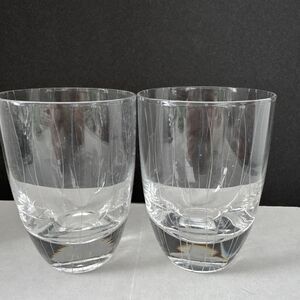 2 Qualia Glass Breeze Lovely Heavy Bottomed Whiskey Glasses With Modern Design